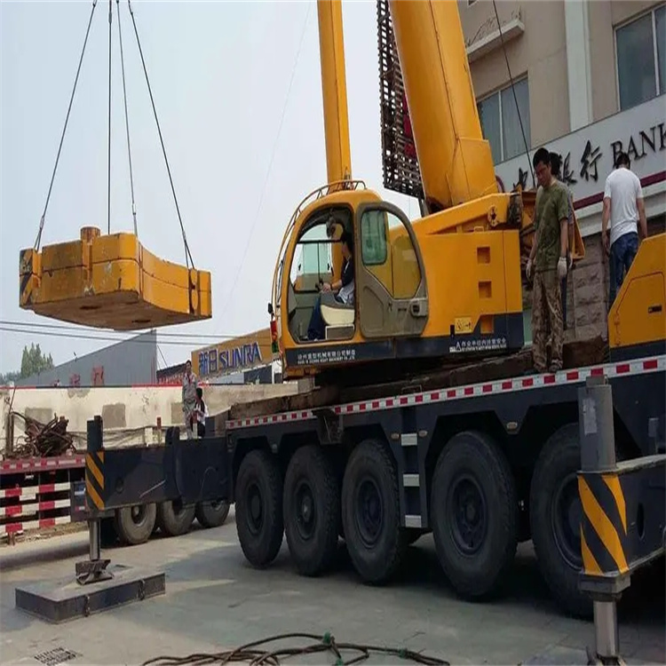 丰顺当地吊车出租|机器吊装|75吨|工厂搬迁服务